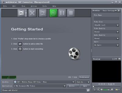 MediAvatar Free 3GP Converter MediAvatar Free 3GP Converter