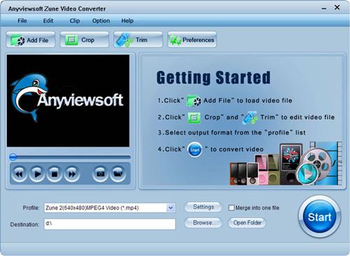 Anyviewsoft Zune Video Converter