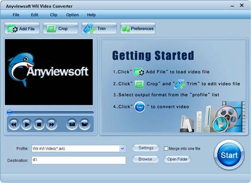 Convertisseur vidéo Anyviewsoft Wii