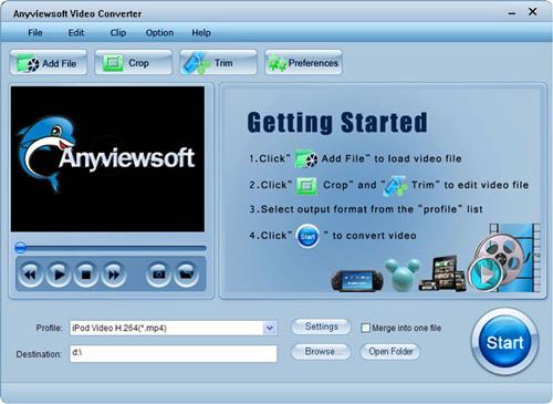 Convertisseur vidéo Anyviewsoft