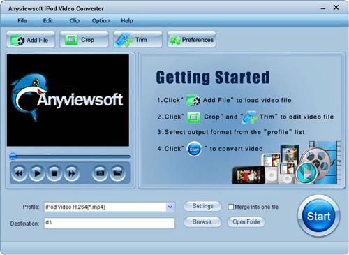 Anyviewsoft iPod Video Converter