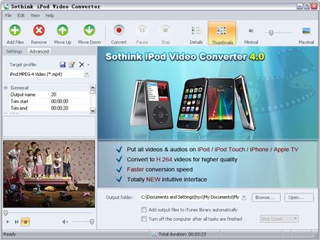 Sothink iPod Video Converter 4.0 Build 90814