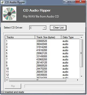 CD Audio Ripper 1.0 - Un outil pour extraire des CD
