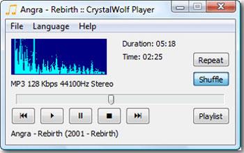 CrystalWolf Player 0.17 - Lecteur multimédia