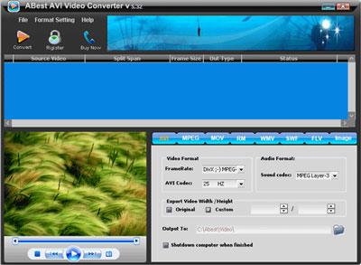Convertisseur vidéo ABest AVI 5.91