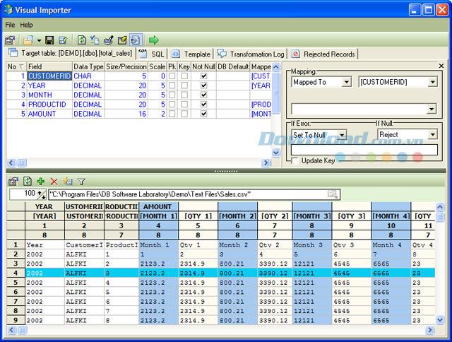 Visual Importer 5.3.6.8 - Effizienter Datenbankimport