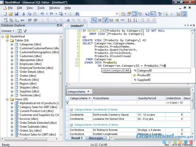Universal SQL Editor 1.7.6.2 - Datenbankabfrage-Tool