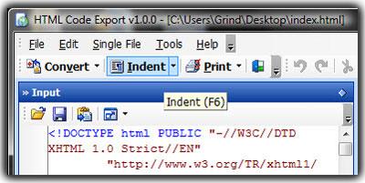 HTML Code Export 1.0 - Programmation Web