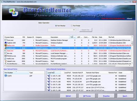 Proc Net Monitor 4.1 - Überwachen Sie die Systemleistung