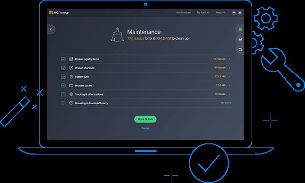 AVG PC TuneUp - Bereinigen und verbessern Sie die PC-Leistung AVG PC TuneUp - Bereinigen und verbessern Sie die PC-Leistung