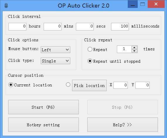 Auto-Clicker 2.1 - Stellen Sie die Maus automatisch ein Auto-Clicker 2.1 - Stellen Sie die Maus automatisch ein