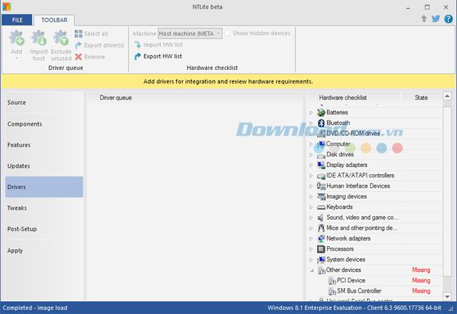 NTLite 1.9.0.7501 - Personalizar el archivo ISO de instalación de Windows