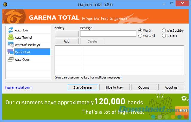 Garena Total 5.9.1 - Herramienta de soporte de juegos de Garena