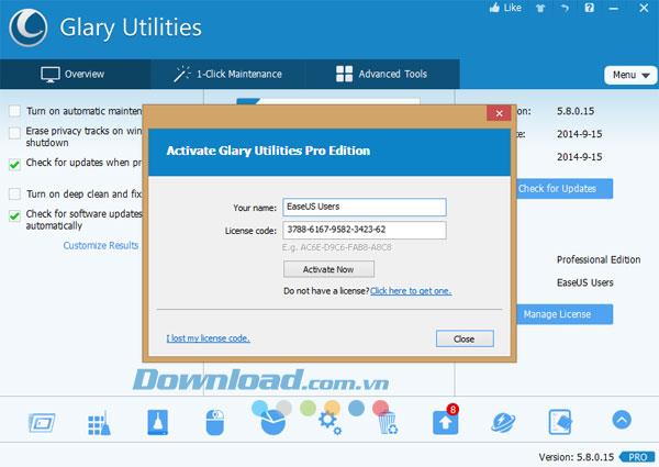 Glary Utilities Pro 5.143 - Reparieren und schützen Sie Ihren Computer