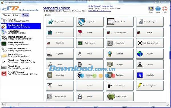 SBCleaner Standard Edition 3.1.0 - Systemdienstprogramme