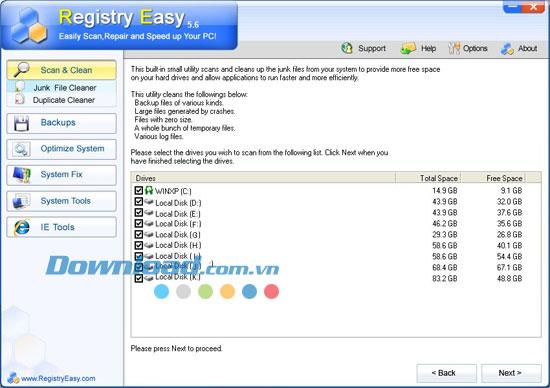Registry Easy 5.6 - Tool zur Reinigung der Registrierung