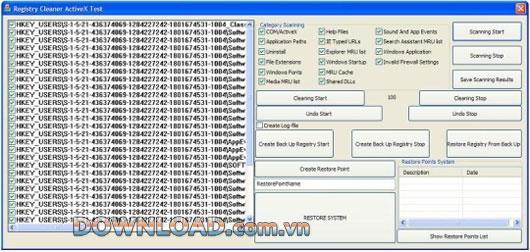 Registry Cleaner ActiveX - Bereinigen Sie die Registrierung