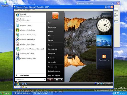 Windows Virtual PC 6.1.7600.16393 - Führt mehrere Betriebssysteme auf einem Computer aus