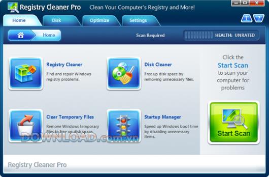 Registry Cleaner Pro - Behebung von Registrierungsfehlern