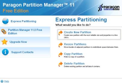 Paragon Partition Manager Free Edition (64-Bit)