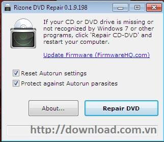 Rizone CD-DVD Reparatur