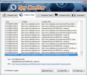 Hidetools Spy Monitor