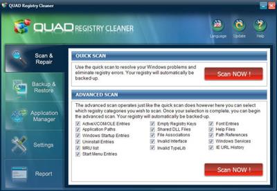 Quad Registry Cleaner 1.5.86