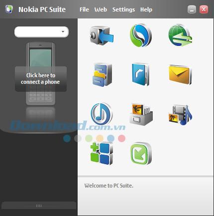 Nokia PC Suite 7.1.180.94 - Synchronisieren Sie Nokia Telefon- und PC-Daten