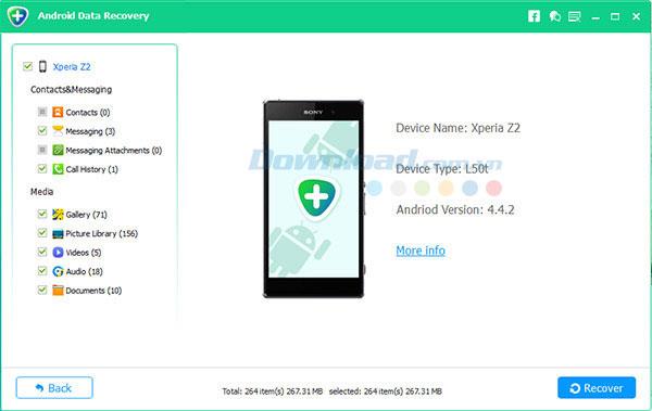Aiseesoft Android Data Recovery - Récupérer des données pour les appareils Android