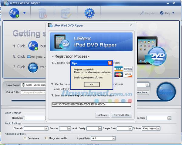 uRex iPad DVD Ripper 2.1 - Konvertieren Sie DVD in iPad