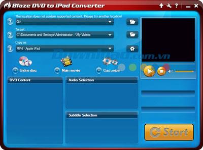 BlazeVideo DVD zu iPad Converter 3.0 - Konvertieren Sie DVD zu iPad
