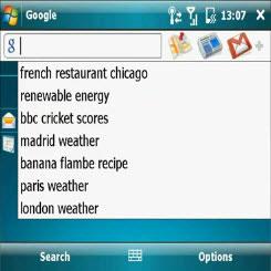 Google Mobile App für Windows Mobile