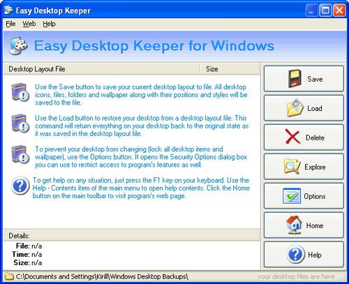 Easy Desktop Keeper