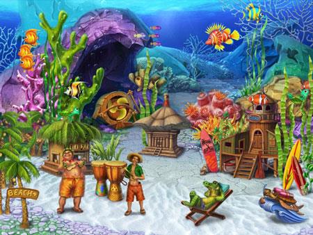 有趣的水族館3d屏幕保護程序