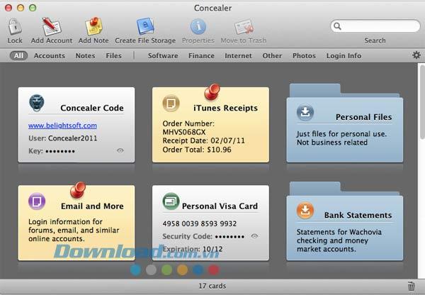 Concealer für Mac 1.2 - Sichern Sie wichtige Informationen auf dem Mac