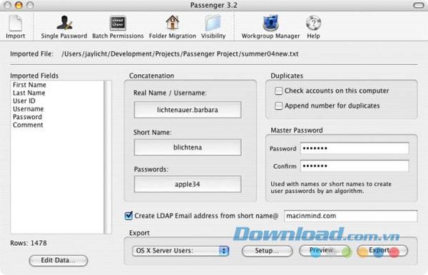 Passenger für Mac 4.2 - Anwendung zum Erstellen und Verwalten von Passwörtern