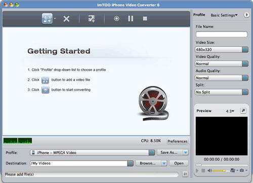 ImTOO iPhone Video Converter für Mac