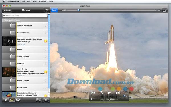 StreamToMe para Mac 3.8.5 - Transfiere videos, audio y fotos a Mac