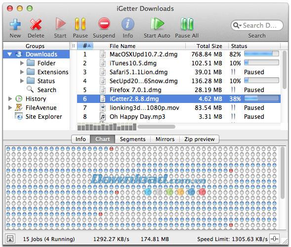 iGetter für Mac 2.9.7 - Unterstützung für Software-Downloads für Mac iGetter für Mac 2.9.7 - Unterstützung für Software-Downloads für Mac