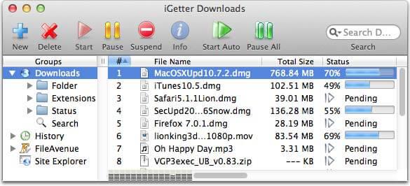 iGetter für Mac 2.9.7 - Unterstützung für Software-Downloads für Mac iGetter für Mac 2.9.7 - Unterstützung für Software-Downloads für Mac