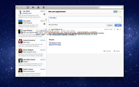 Sparrow für Mac - E-Mail-Browsing-Tool für Mac