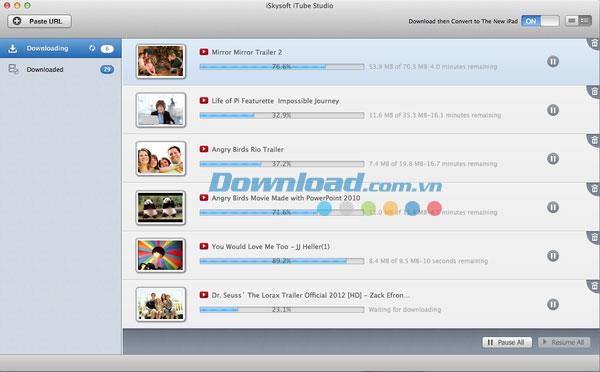 iSkysoft iTube Studio für Mac 4.3 - Laden Sie Videos auf den Mac herunter und konvertieren Sie sie