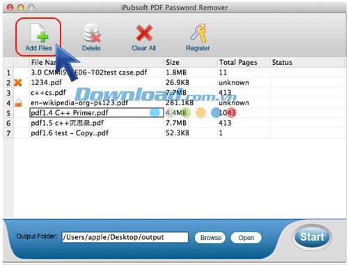 iPubsoft PDF Password Remover für Mac 2.1.4 - Entfernen Sie kennwortgeschützte PDF-Dateien für Mac
