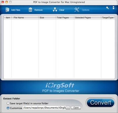 iOrgsoft PDF to Image Converter für Mac 3.1.0