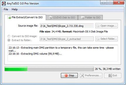 AnyToISO Converter für Mac 3.7.4 - Erstellen Sie eine ISO-Image-Datei