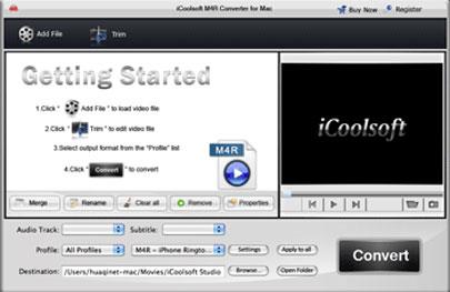 iCoolsoft M4R Converter für Mac