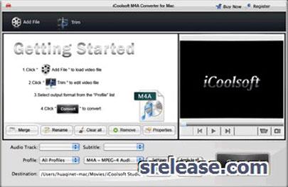 iCoolsoft M4A Converter für Mac