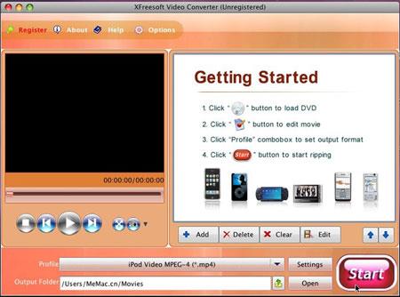 XFreesoft Video Converter pour Mac