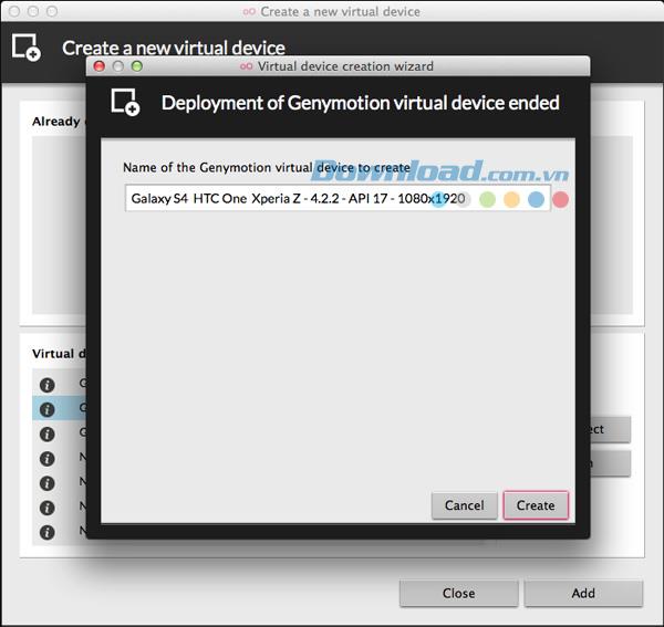 Genymotion for Mac 3.1.0-Mac에서 Android 앱 실행