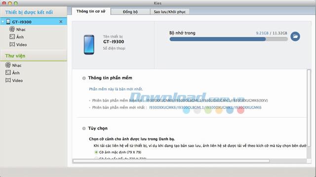 Samsung Kies für Mac - Synchronisieren Sie Daten zwischen Mac und Samsung-Telefon